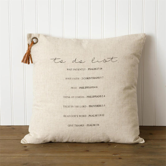 To Do List Pillow