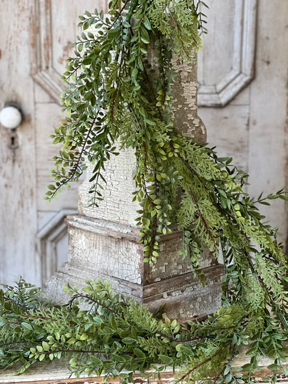 Life like faux greenery garland - all season greenery
