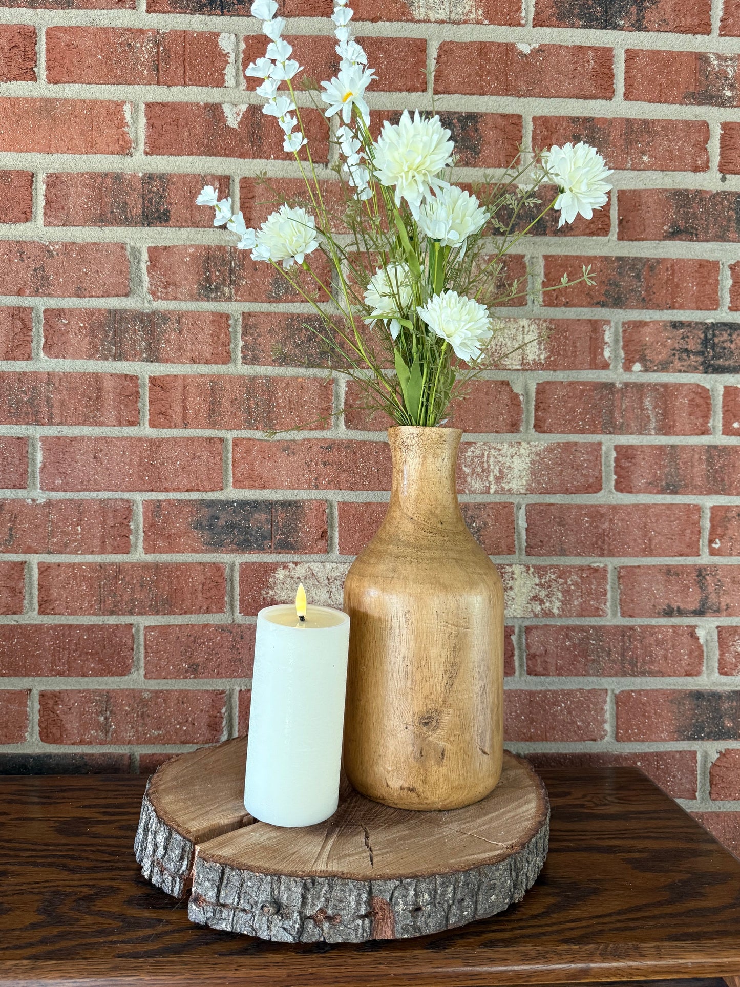 Wood slab home decor