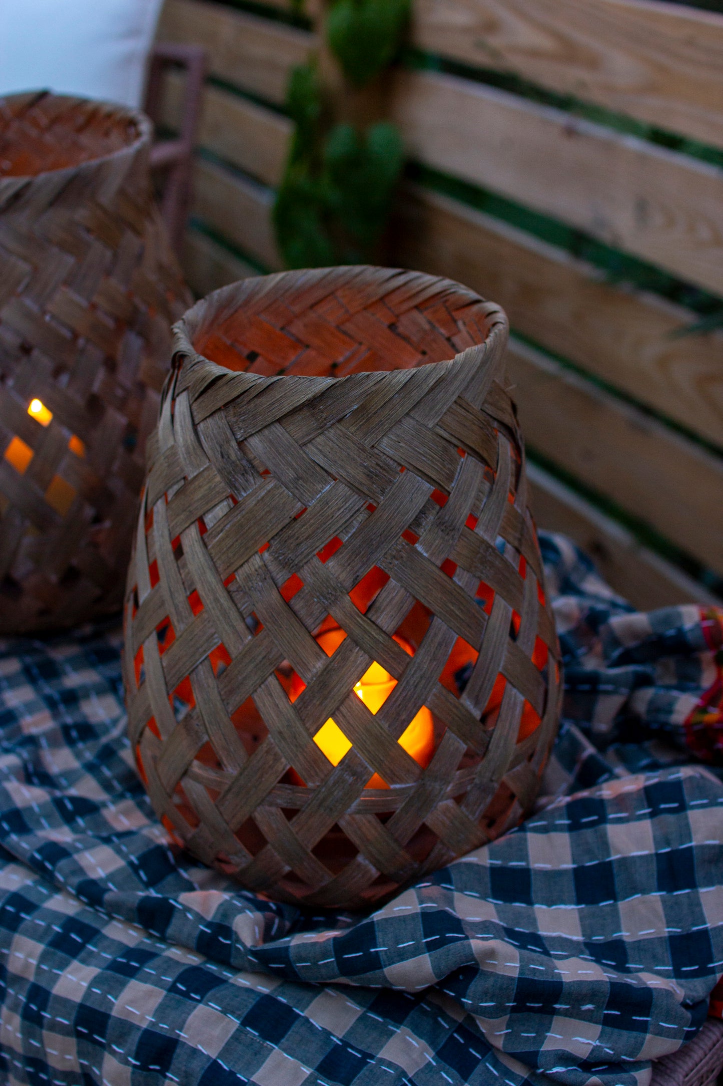 Bamboo Lanterns - Set of 3