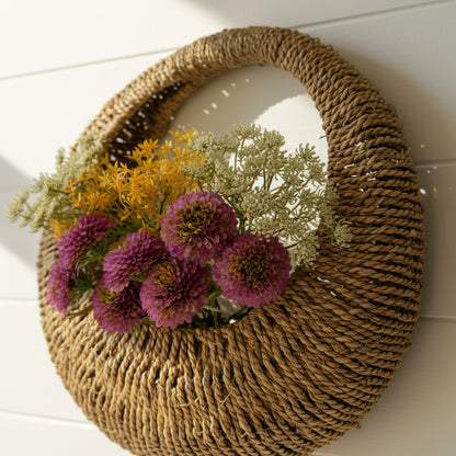 Woven Vine Wall Basket