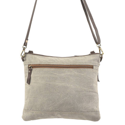 Crossbody Upcycled Canvas Ladies Handbag