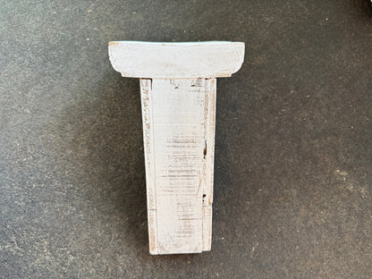 back of white corbel - farmhouse decor