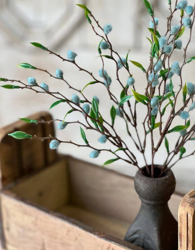 Sky Blue Nimbus Bud Floral Bush