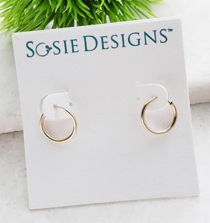 Gold-Filled Tiny Endless Huggie Hoops