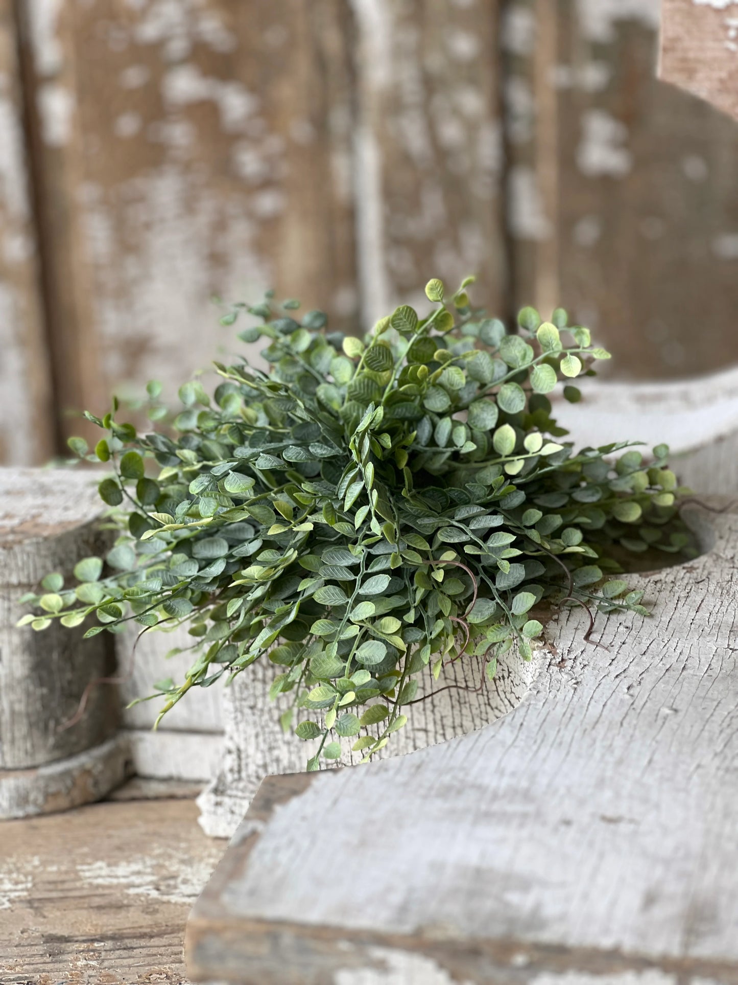 home decor accent - faux greenery for modern rusitc home 