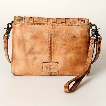 Crossbody Genuine Leather Gray Bag