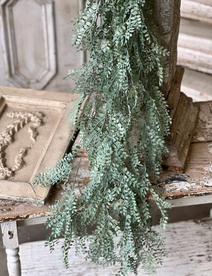 Dusty Green Hanging Leaves Greenery