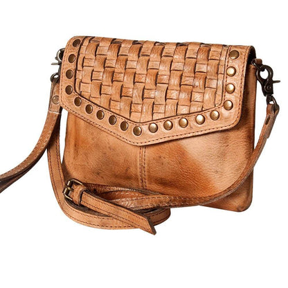 Crossbody Genuine Leather Gray Bag