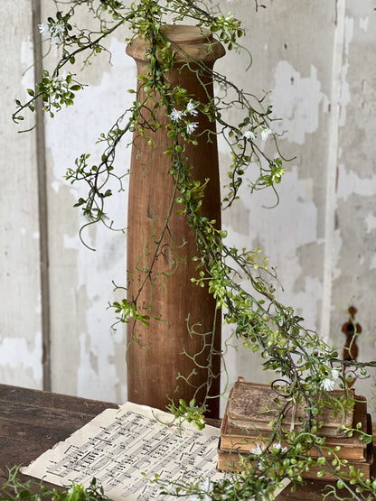 modern rustic home decor - vine greenery - faux florals