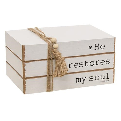 He Restores My Soul Book Stack