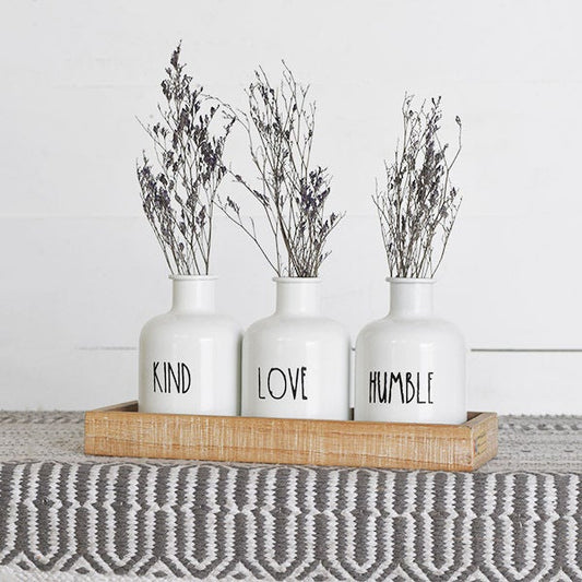 Love Kind Humble Vase Set