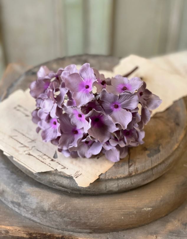 Lilac Faded Hydrangea Stem
