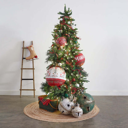 Jumbo Christmas Paper Mache Ornament