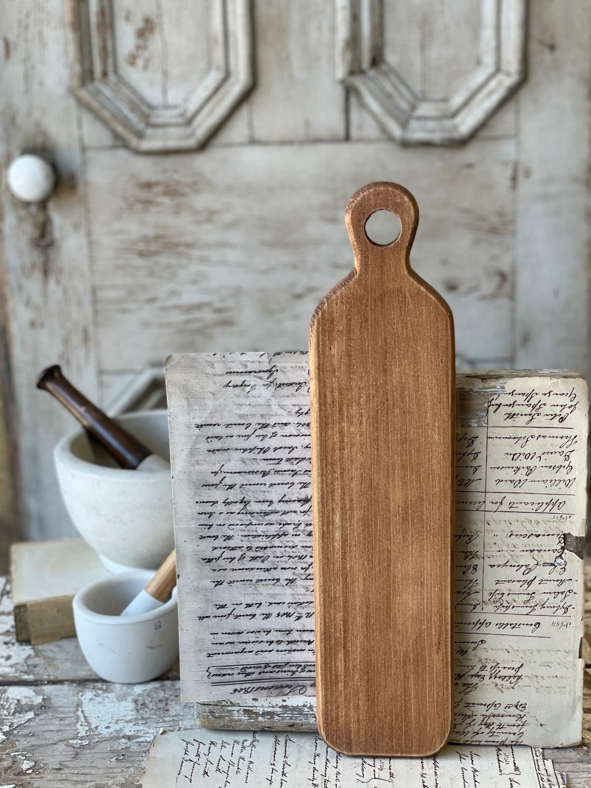 Wood layering plank, medium size, top view
