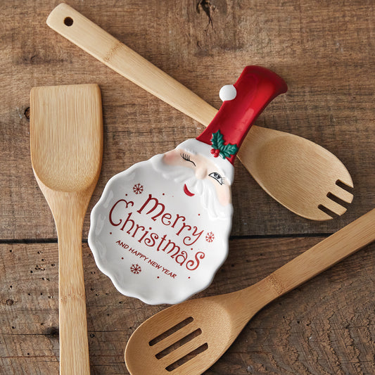 Winking Santa Spoon Rest