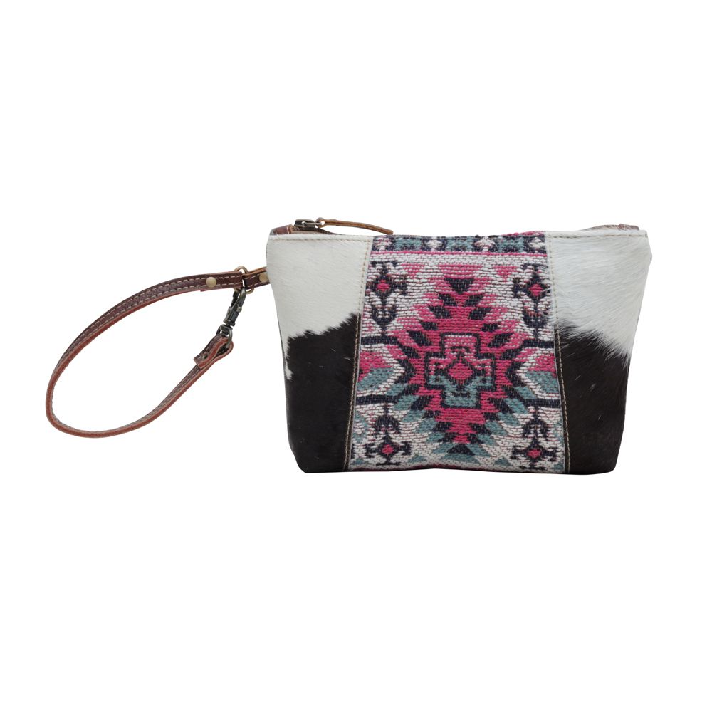 Mia Pink Western Style Pouch by Myra Bag