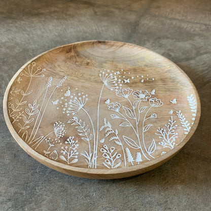 modern rustic home decor - decorative plate