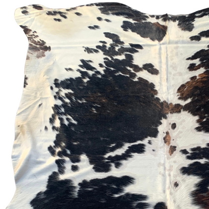 Black and Brown Tone Tricolor Cowhide