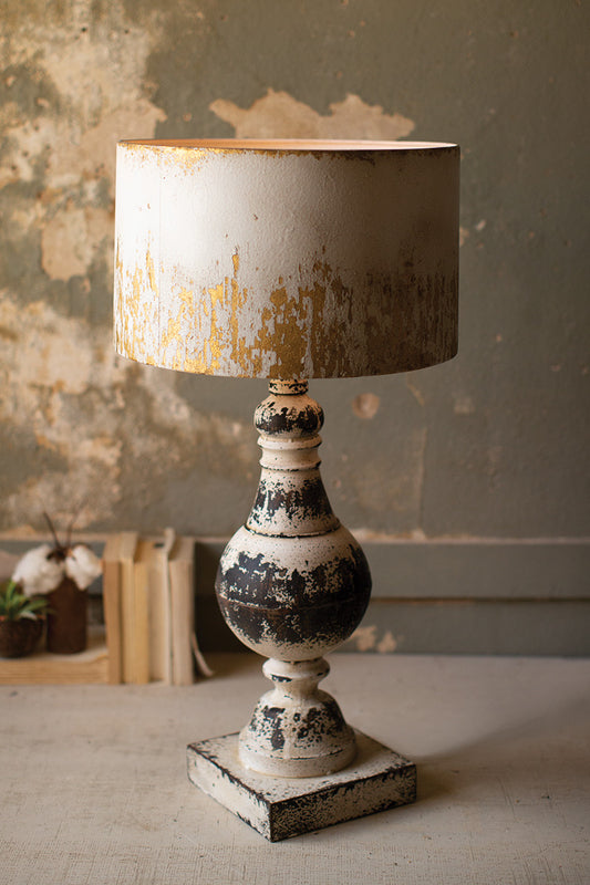 Modern Rustic Metal Table Lamp
