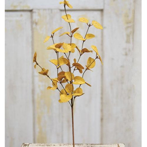 Penny Leaf Pick, Mustard, 18"
