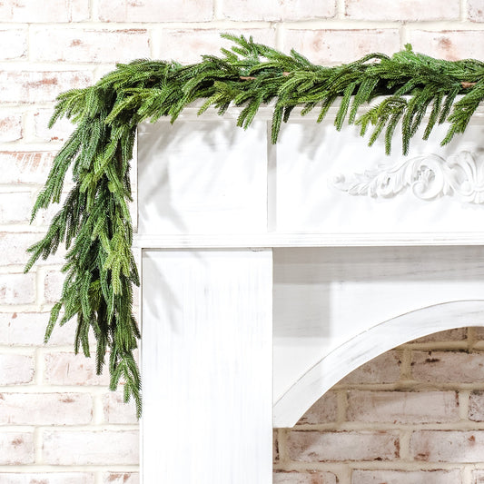 Norfolk Pine Evergreen Garland 71"