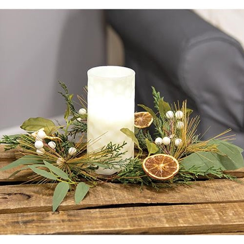 Holiday Orange Candle Ring