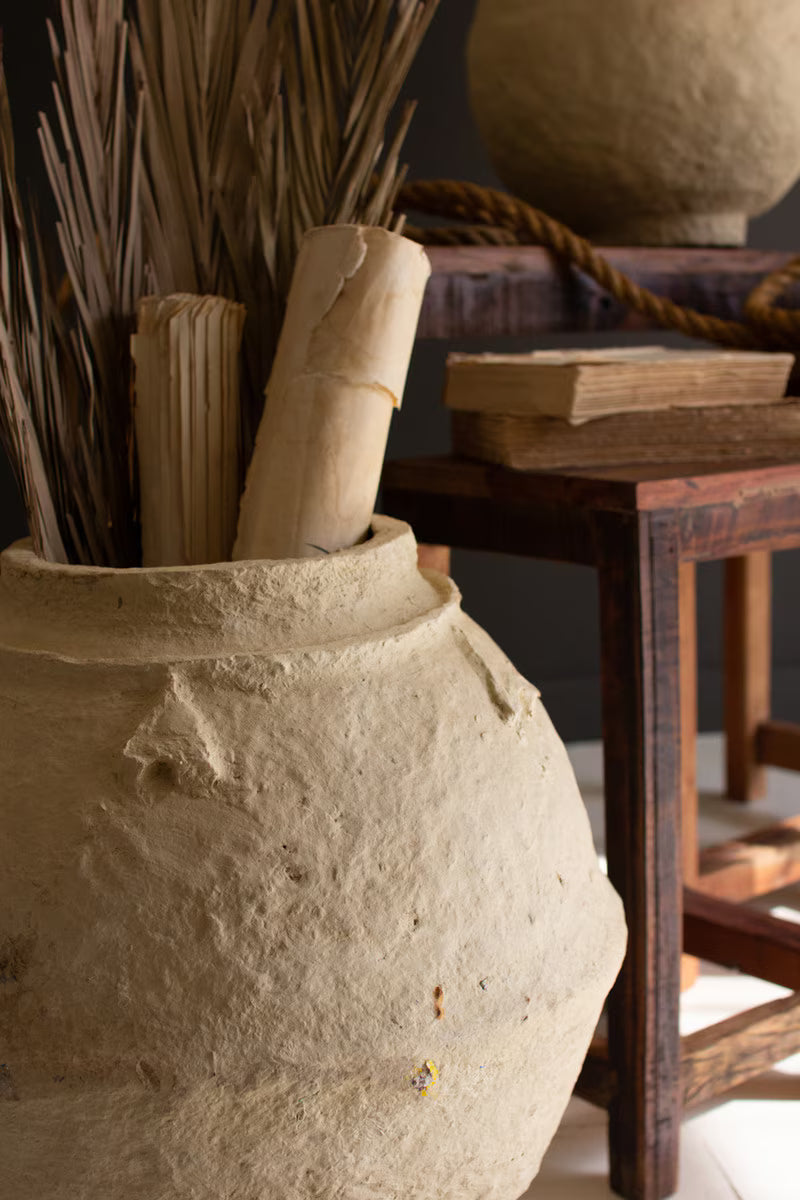 Paper Mache Urn - 20" Large