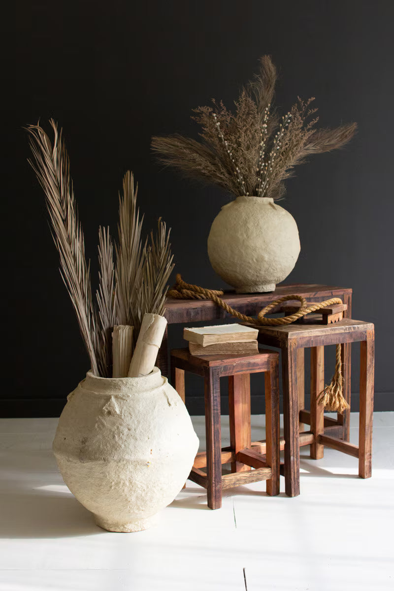 Paper Mache Urn - 20" Large