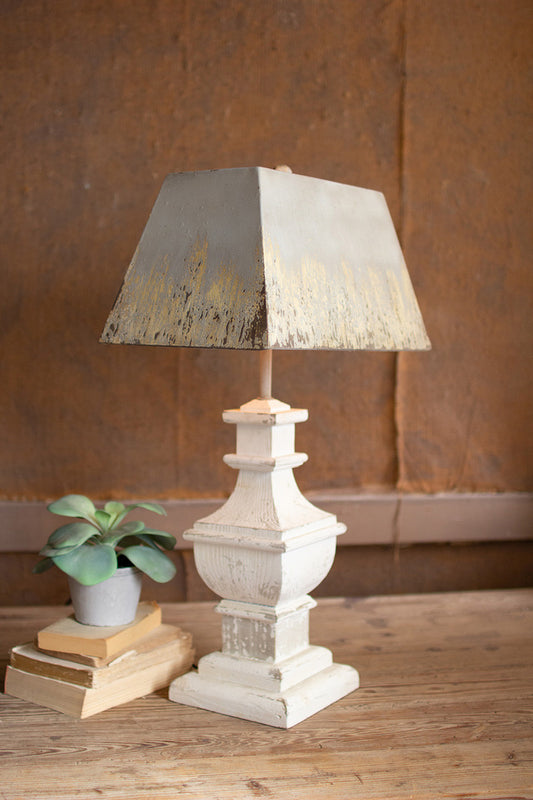 Rustic Cottage Style Table Lamp