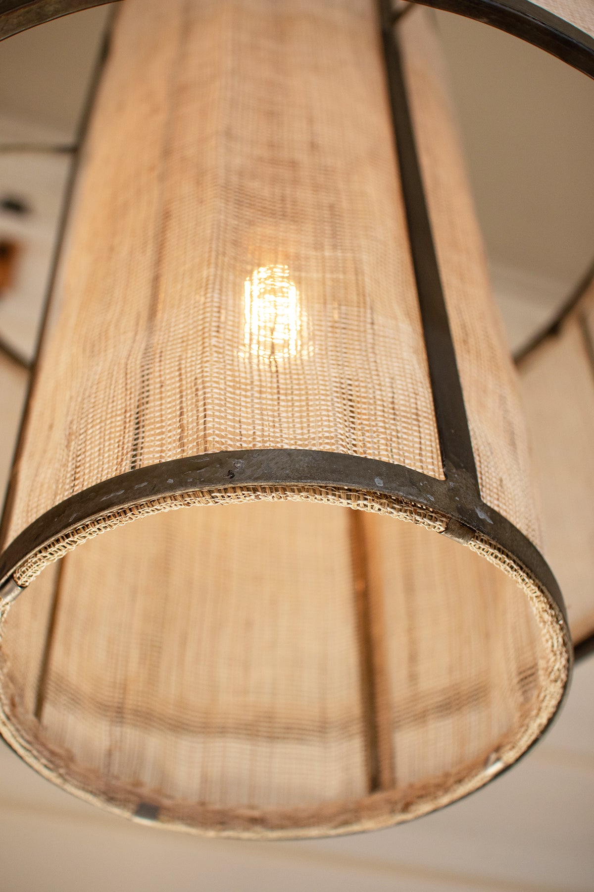 Rustic Layered Metal Pendant Light