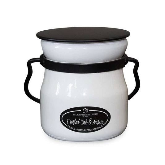 Frosted Oak & Amber Jar Candle - 5 oz