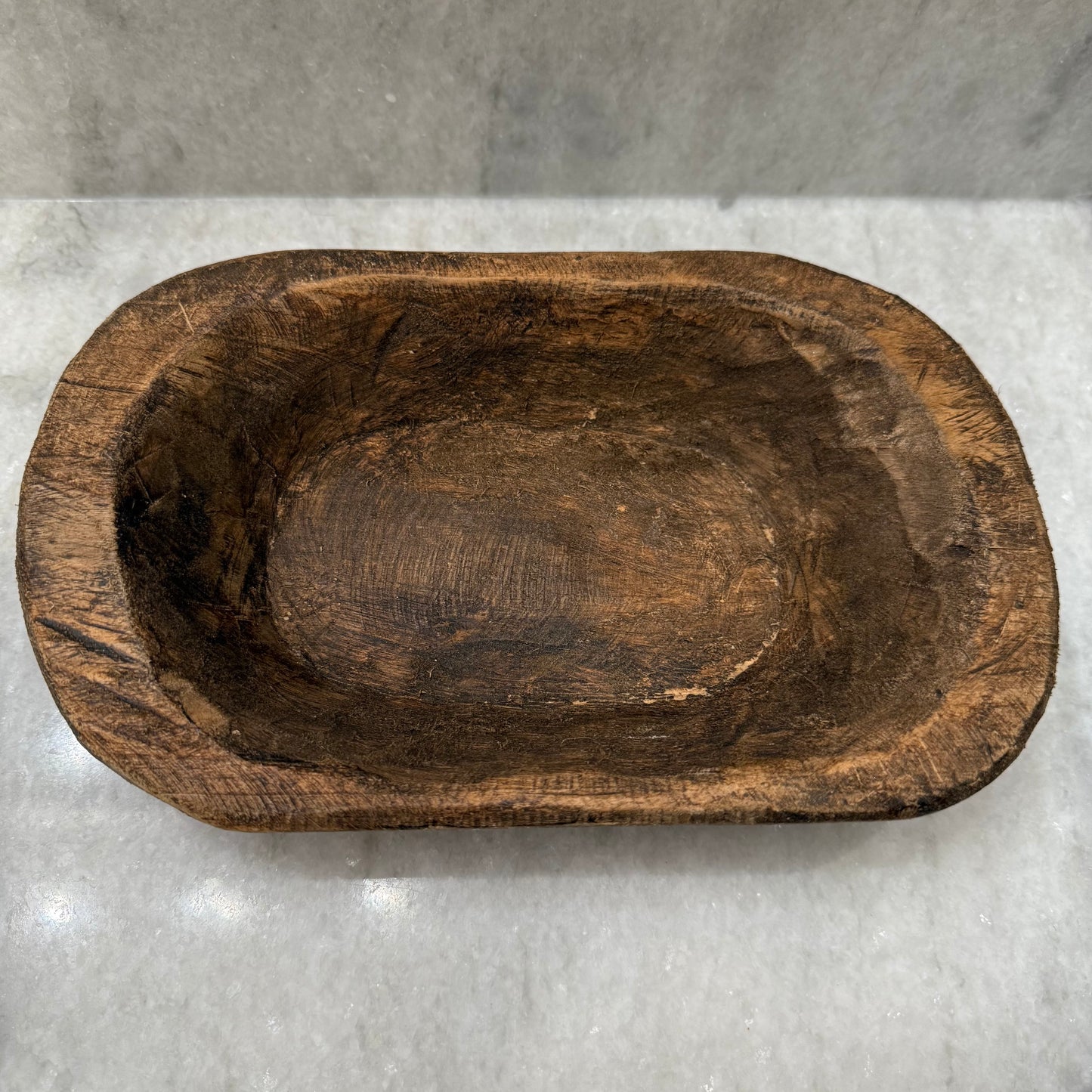 Rustic Dough Bowl - Oval - Small