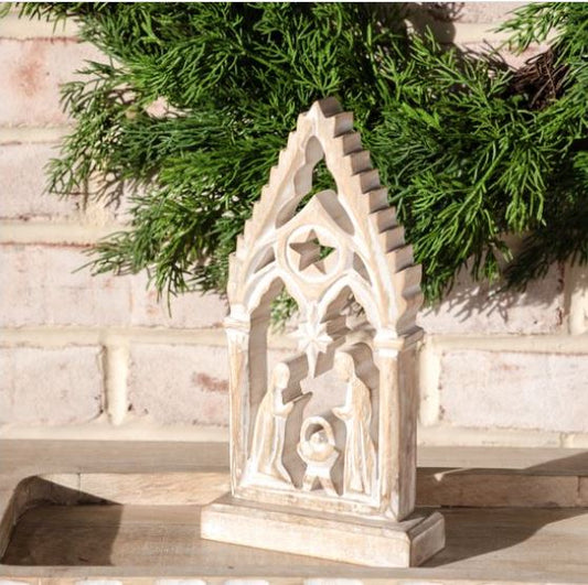 Wooden Arch Nativity