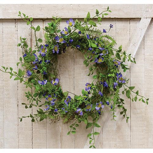 Blue Violet Wreath