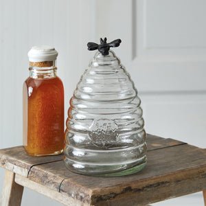 Honey Hive Glass Canister - Small#shop_name
