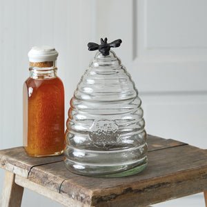 Honey Hive Glass Canister - Small#shop_name