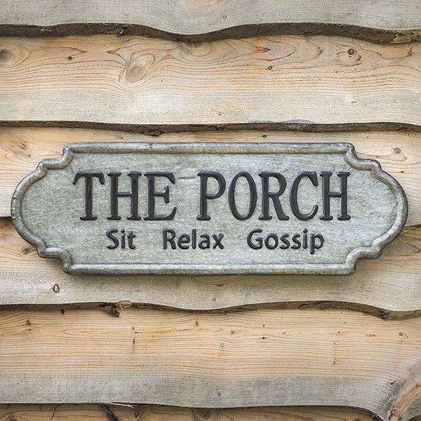 The Porch Metal Sign#shop_name